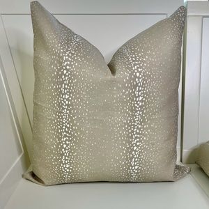 Ballard Designs Fawn Antelope Deer Pillow Cover